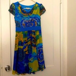 NWT koradior multicolored dress size:36 S/M in US